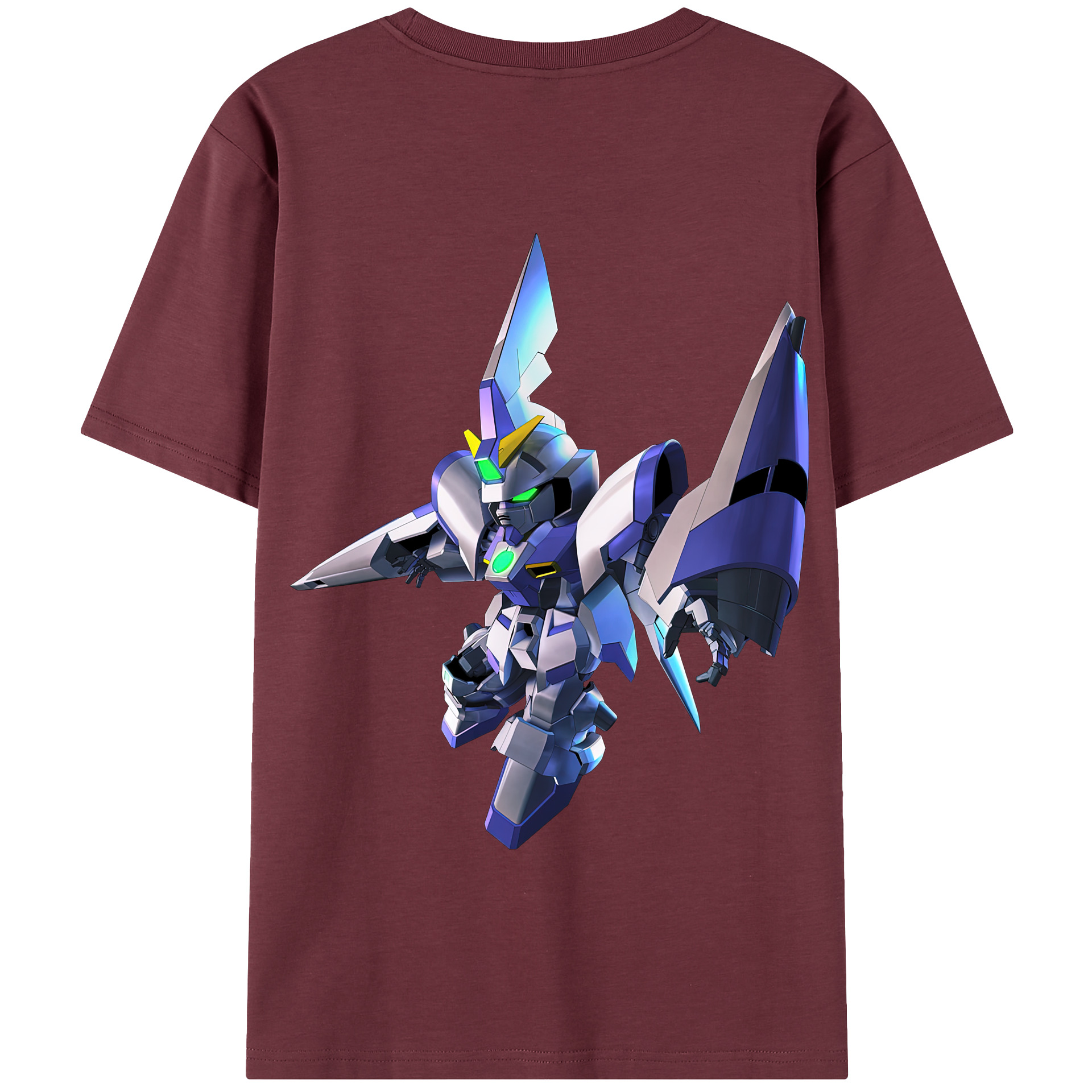 （画像用） 機動戦士ガンダム Mobile Suit Gundam 綿100％半袖Tシャツ（背面プリント）